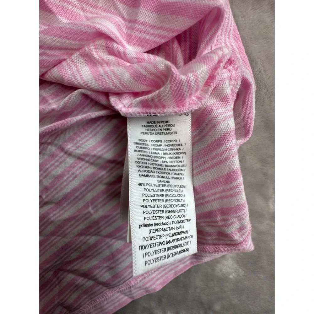 Polo Golf‎ Ralph Lauren Mens Pro Fit Striped Polo Shirt Pink White Medium M